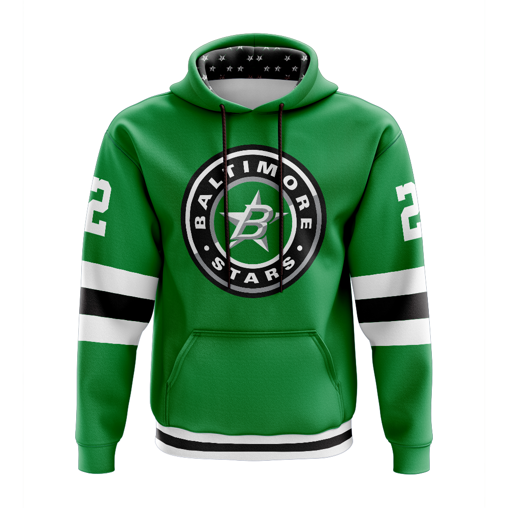 Baltimore Stars - Free Spirit Pullover Fleece Hoodie (Green)